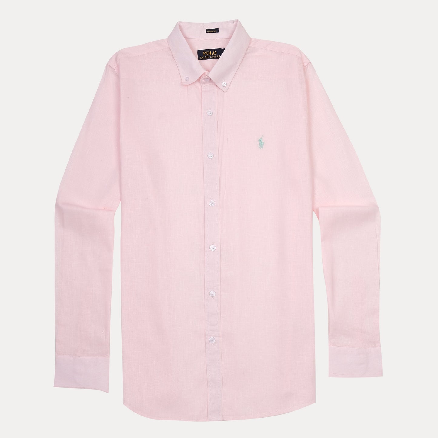 Polo Ralph Lauren Classic Fit Linen Shirt in Blush Blossom