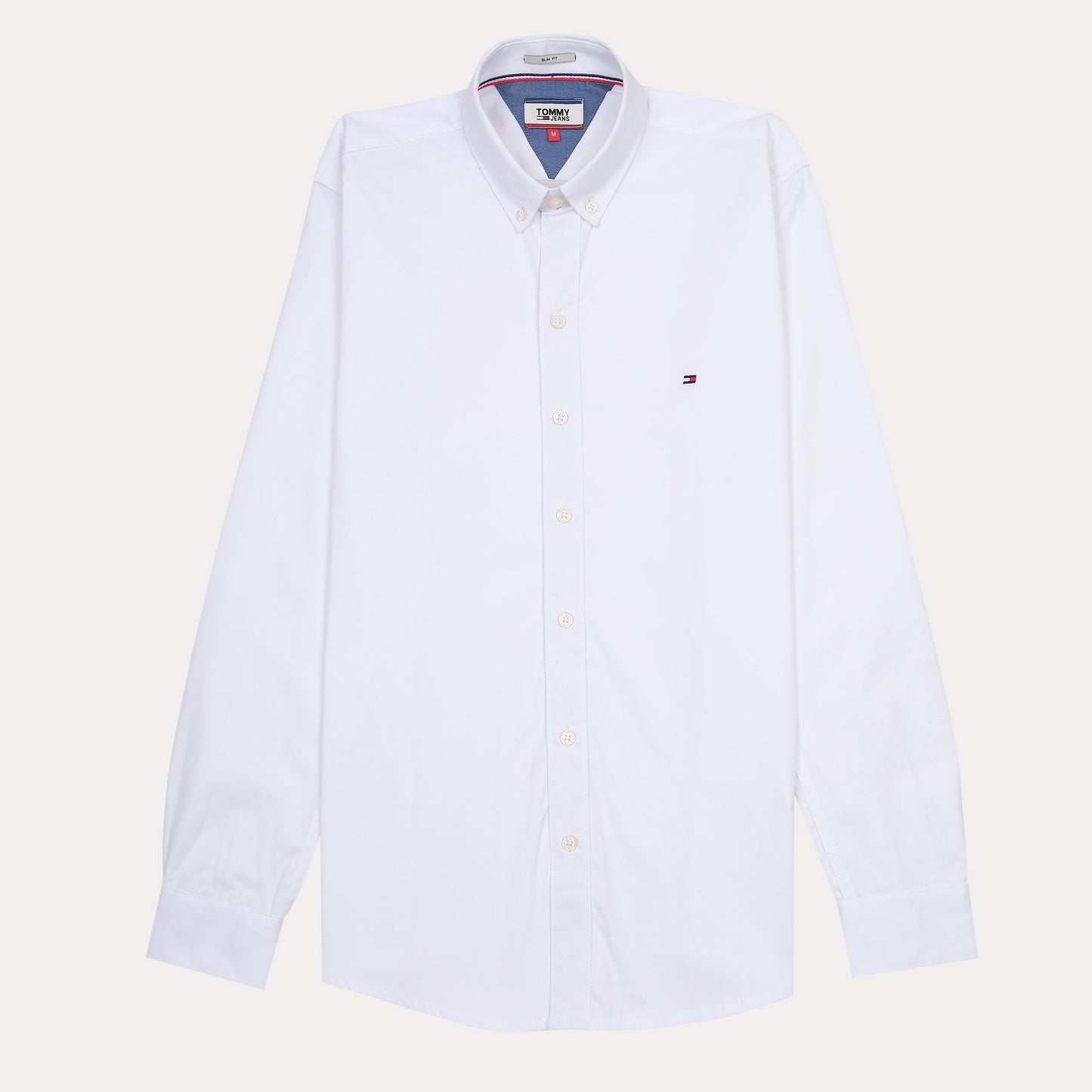 Tommy Jeans Crisp White Slim Fit Shirt