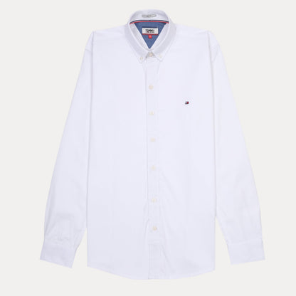 Tommy Jeans Crisp White Slim Fit Shirt