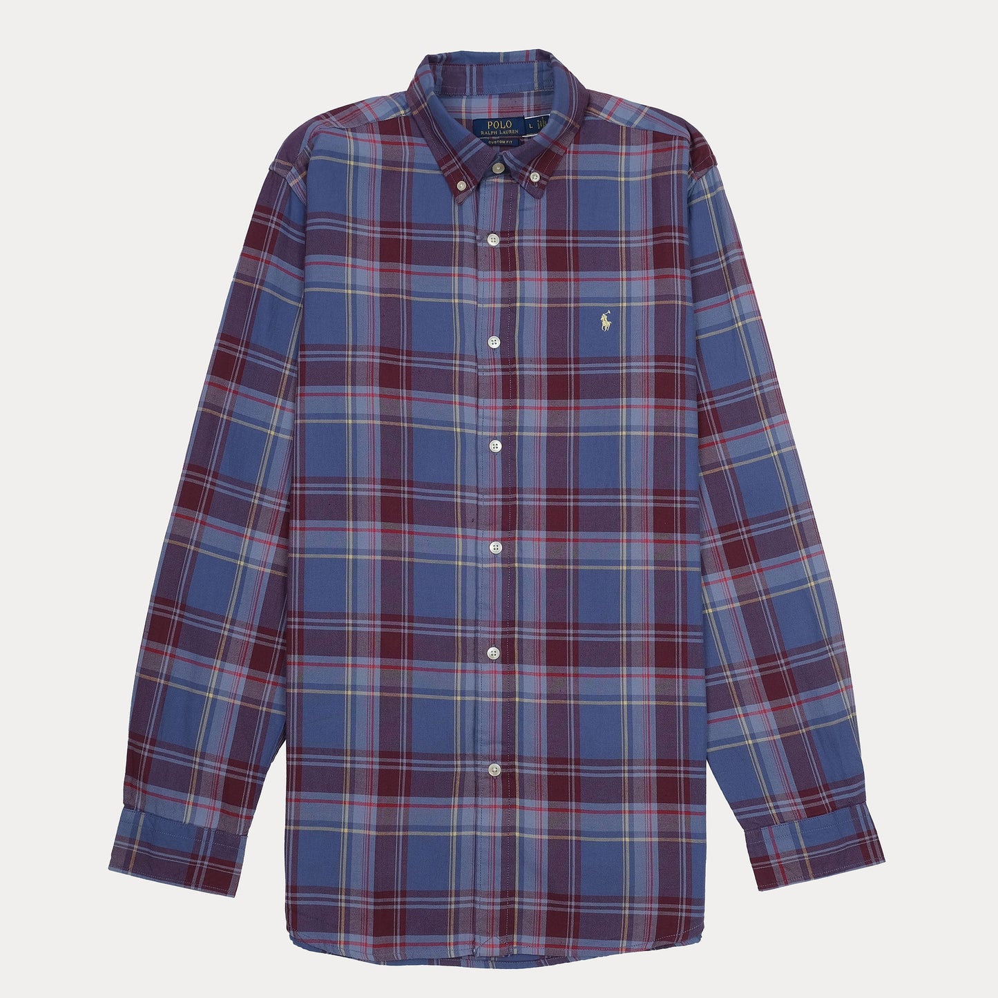 POLO RALPH LAUREN Custom Fit Plaid Button-Down Shirt