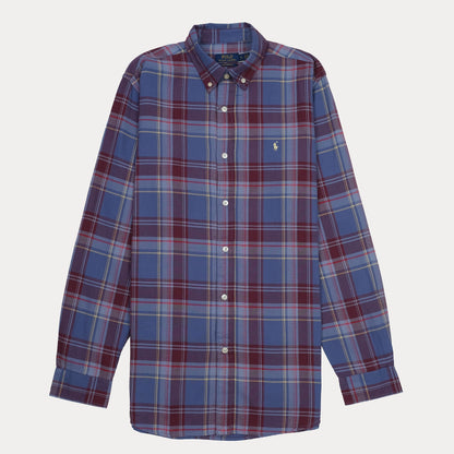 POLO RALPH LAUREN Custom Fit Plaid Button-Down Shirt