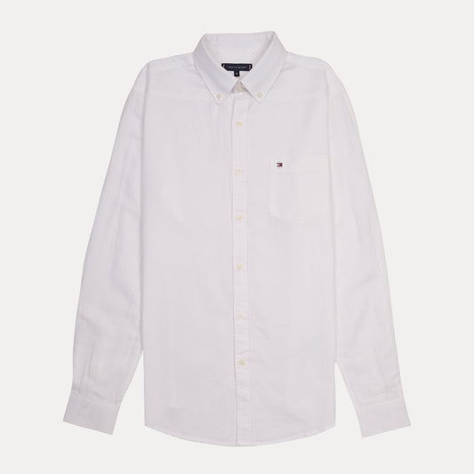 Tommy Hilfiger Classic White Button-Down Shirt