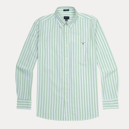 GANT Tech Prep Striped Shirt in Serene Mint