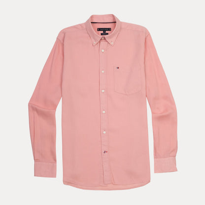 Tommy Hilfiger Soft Coral Button-Up Shirt