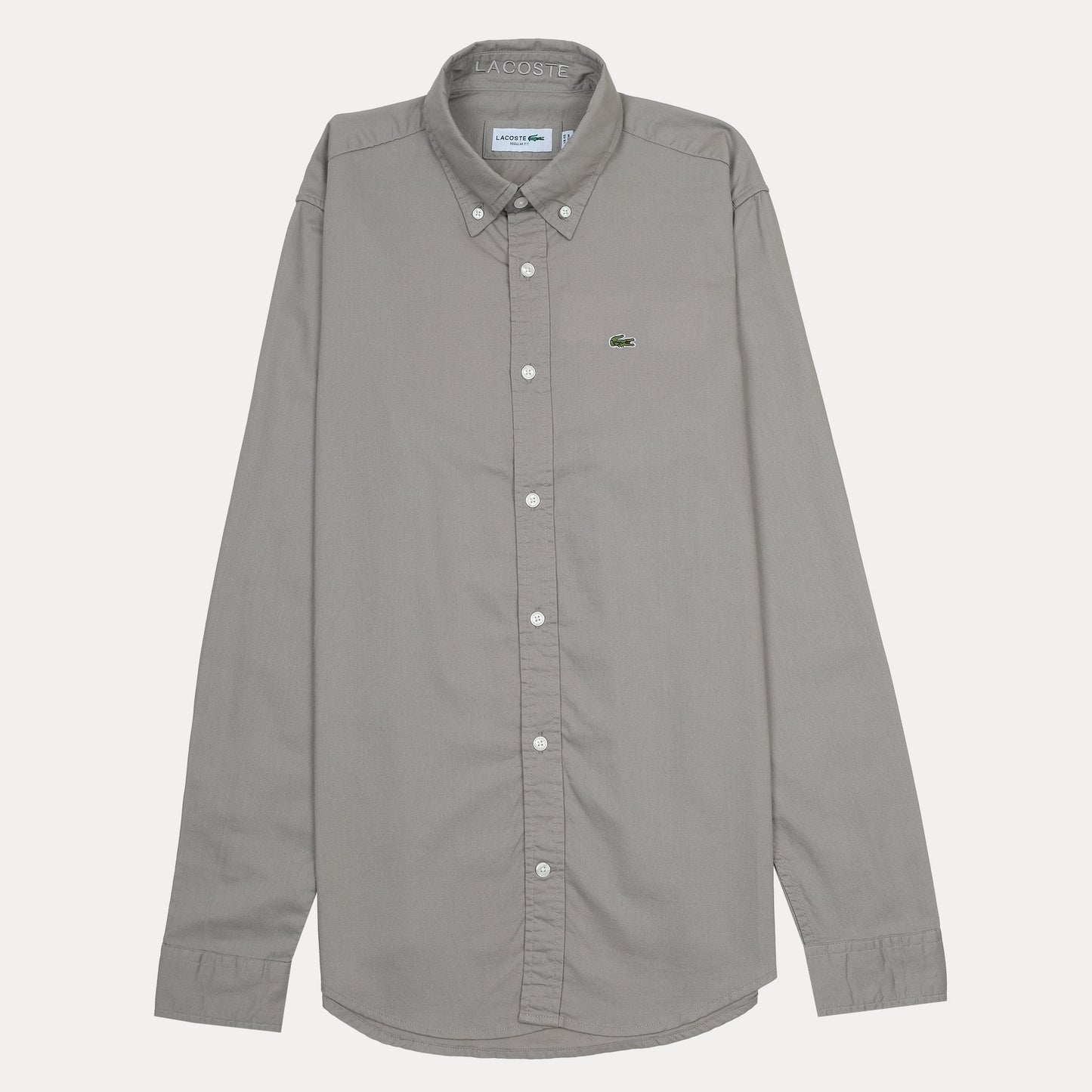 Lacoste Elegant Slate Button-Up Shirt