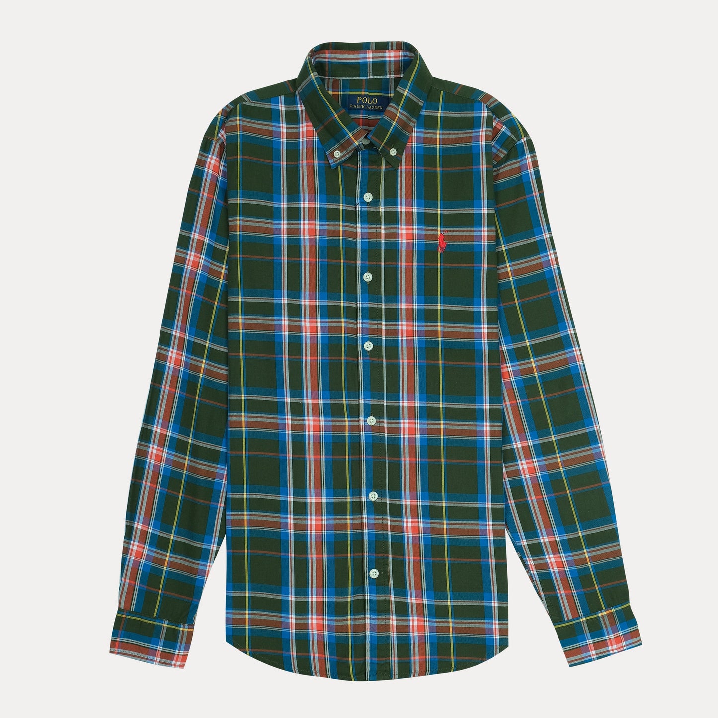 Ralph Lauren Classic Fit Plaid Button-Down Shirt