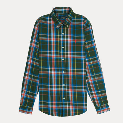 Ralph Lauren Classic Fit Plaid Button-Down Shirt