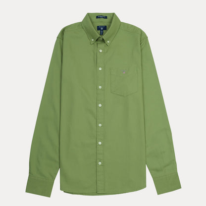 GANT Tech Prep Oxford Shirt in Lush Green - Effortlessly Stylish and Versatile