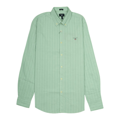 GANT Prismatic Aqua Tailored Fit Long Sleeve Button-Down Shirt