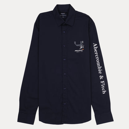 Abercrombie & Fitch McLaren Collaboration Classic Fit Navy Shirt