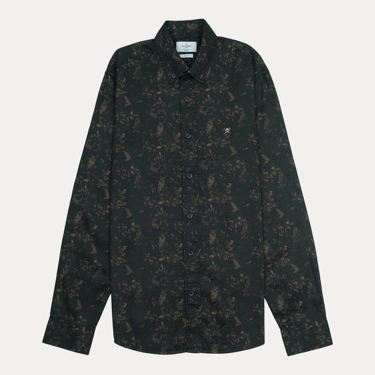 HACKETT Floral Print Long Sleeve Shirt