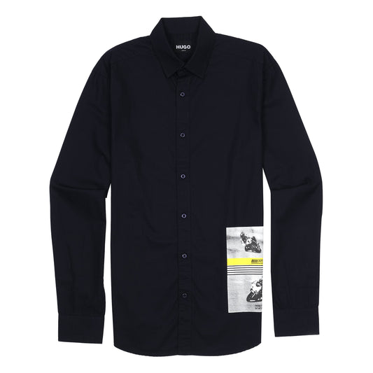 HUGO Slim Fit Midnight Dream Button-Up Shirt