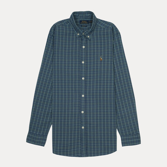 Polo Ralph Lauren Custom Fit Plaid Button-Down Shirt