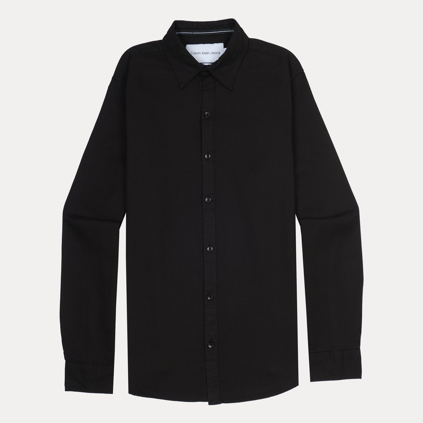 Calvin Klein Effortlessly Chic Black Button-Up Shirt