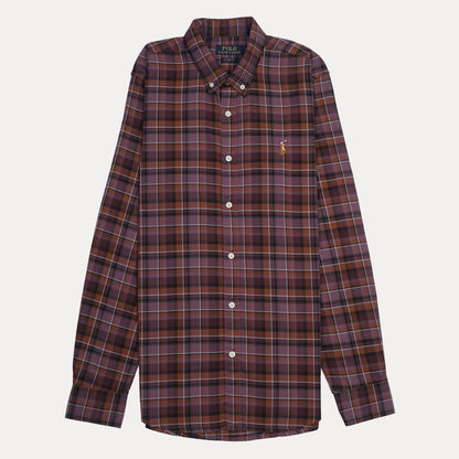 Polo Ralph Lauren Classic Fit Plaid Shirt in Rich Merlot