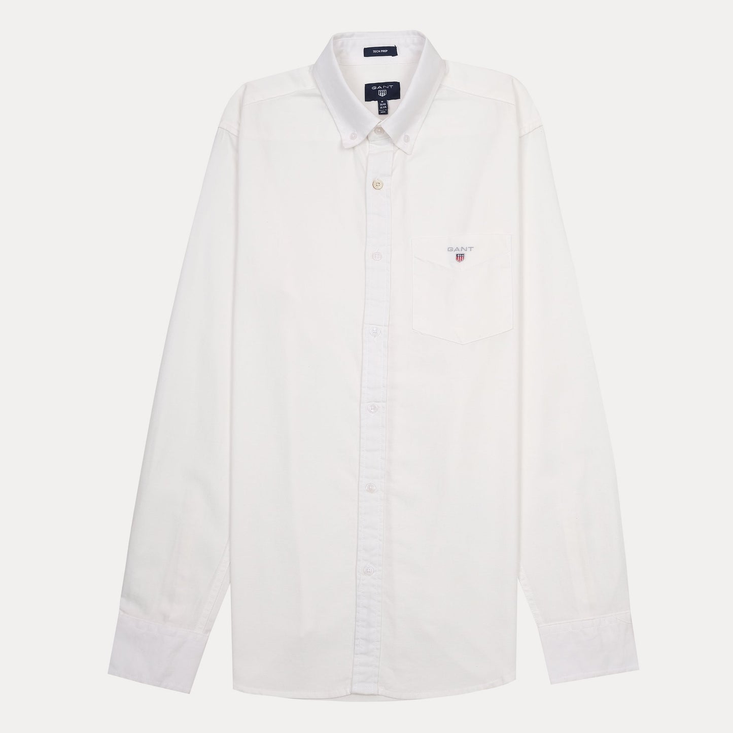GANT Tech Prep Elegant Whisper White Button-Up Shirt