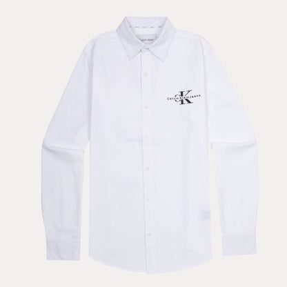 Calvin Klein Effortlessly Chic White Button-Up Shirt