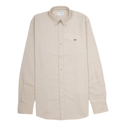 Lacoste Elegant Sandstone Button-Up Shirt