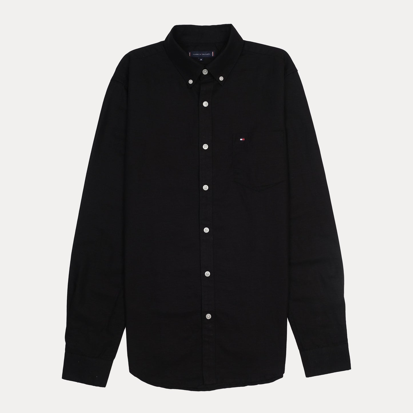 Tommy Hilfiger Classic Fit Black Button-Down Shirt