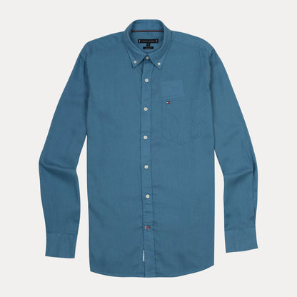 Tommy Hilfiger Effortlessly Cool Ocean Breeze Button-Up Shirt
