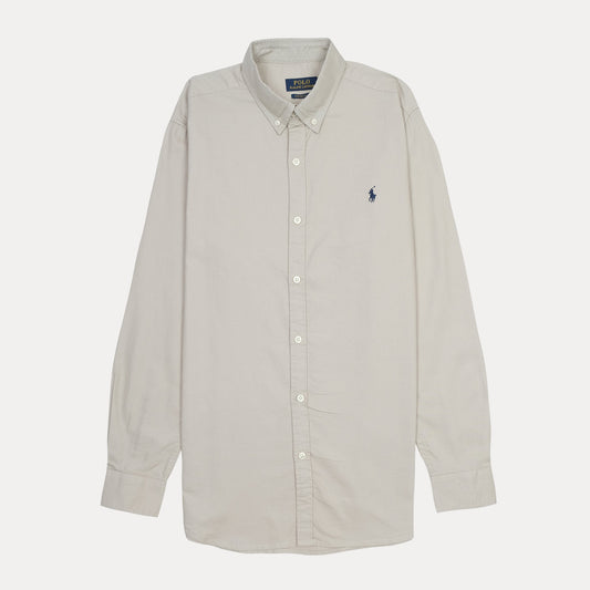 Polo Ralph Lauren Classic Fit Button-Down Shirt in Light Beige