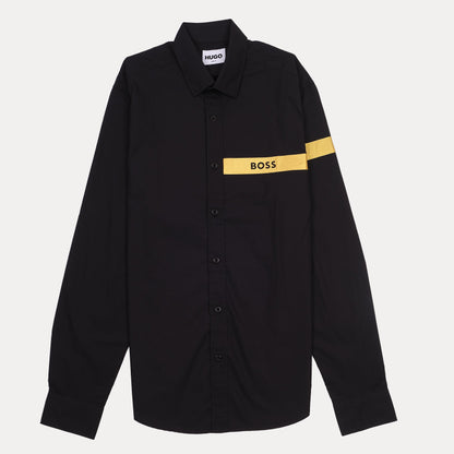 HUGO BOSS Contrast Stripe Long Sleeve Shirt