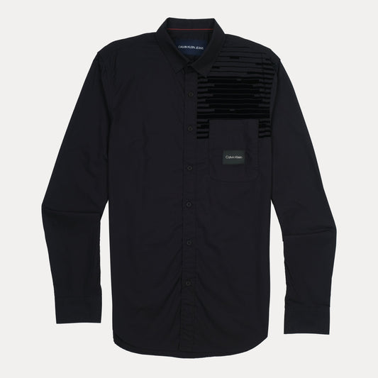 Calvin Klein Sleek Midnight Button-Up Shirt