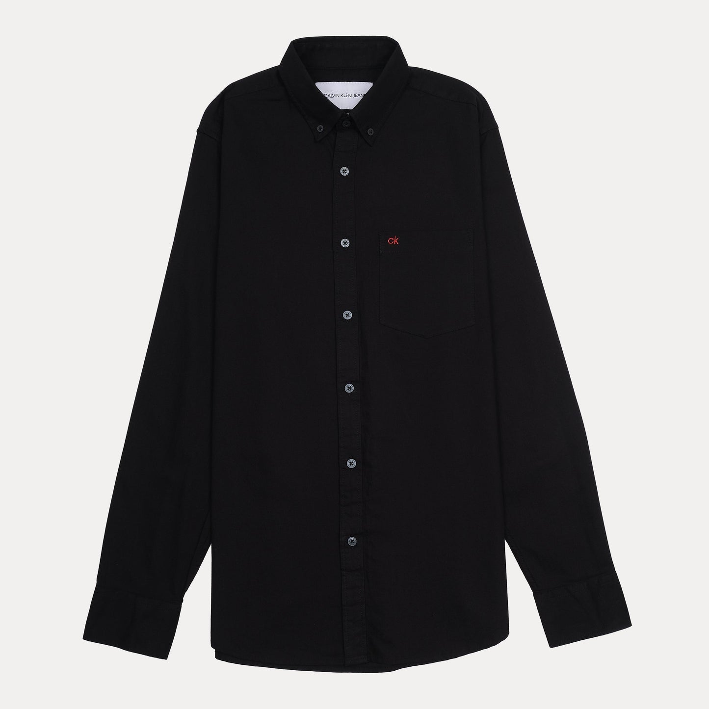 Calvin Klein Jeans Classic Black Button-Up Shirt