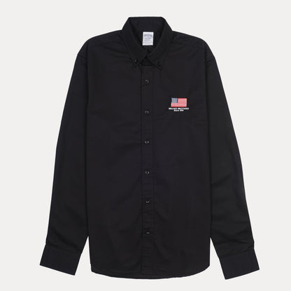 Brooks Brothers Regret Fit Black Button-Up Shirt