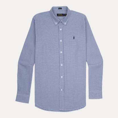 Polo Ralph Lauren Classic Fit Gingham Shirt in Nautical Navy