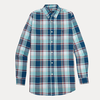 Polo Ralph Lauren Breezy Blue Plaid Button-Up Shirt