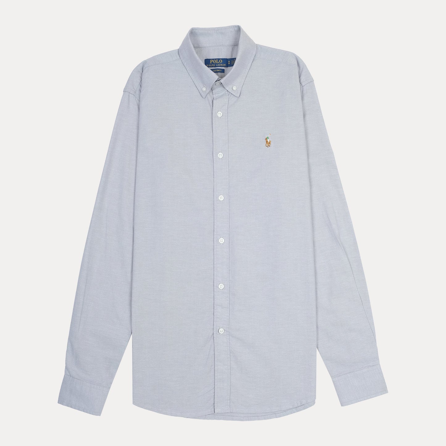 Polo Ralph Lauren Custom Fit Button-Down Shirt in Light Blue