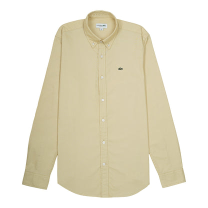 Lacoste Elegant Sandstone Button-Up Shirt