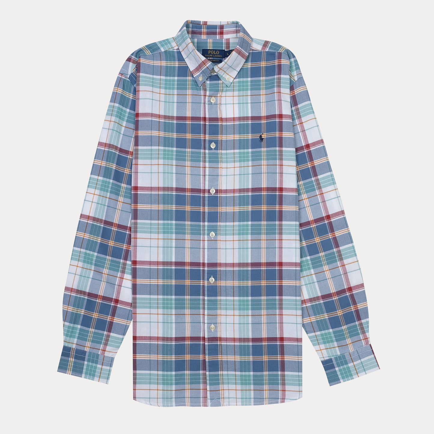 POLO RALPH LAUREN Custom Fit Plaid Button-Down Shirt