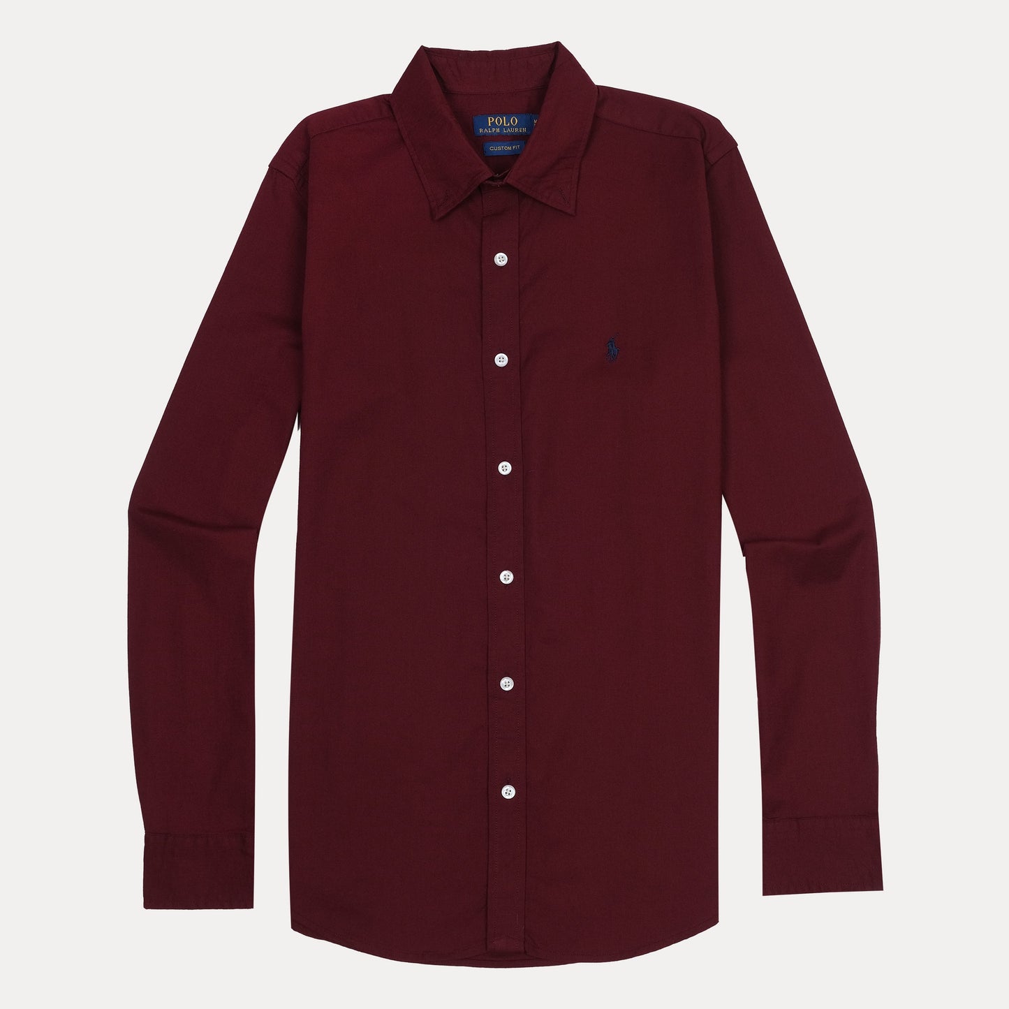 Polo Ralph Lauren Custom Fit Shirt in Rich Merlot
