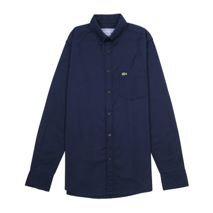 Lacoste Elegant Indigo Button-Up Shirt
