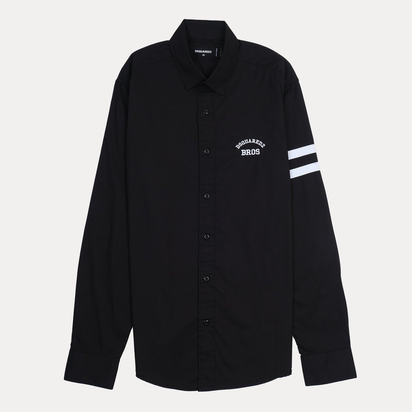 DSQUARED2 Radiant Onyx Whisper Classic Fit Long Sleeve Shirt