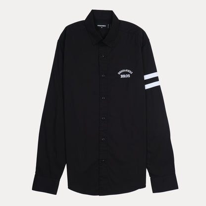 DSQUARED2 Radiant Onyx Whisper Classic Fit Long Sleeve Shirt