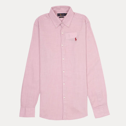RALPH LAUREN Seraphic Coral Classic Fit Long Sleeve Shirt