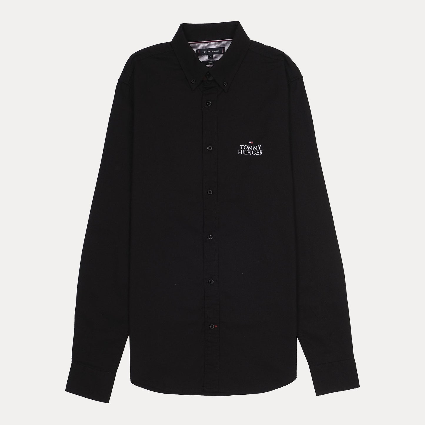 TOMMY HILFIGER Obsidian Velvet Tailored Fit Long Sleeve Button-Up Shirt
