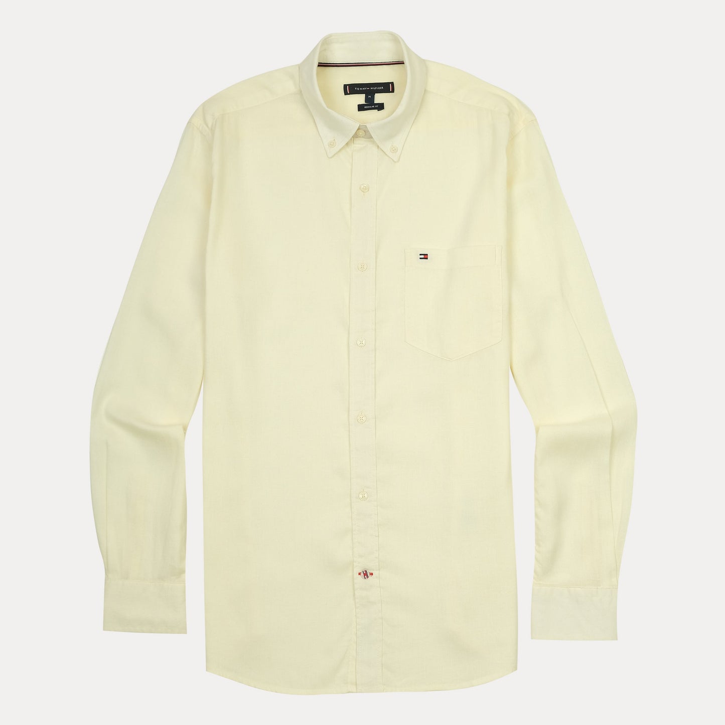 Tommy Hilfiger Effervescent Lemon Button-Up Shirt