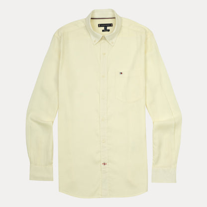 Tommy Hilfiger Effervescent Lemon Button-Up Shirt