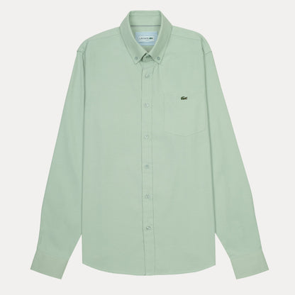 Lacoste Slim Fit Serene Sage Button-Up Shirt