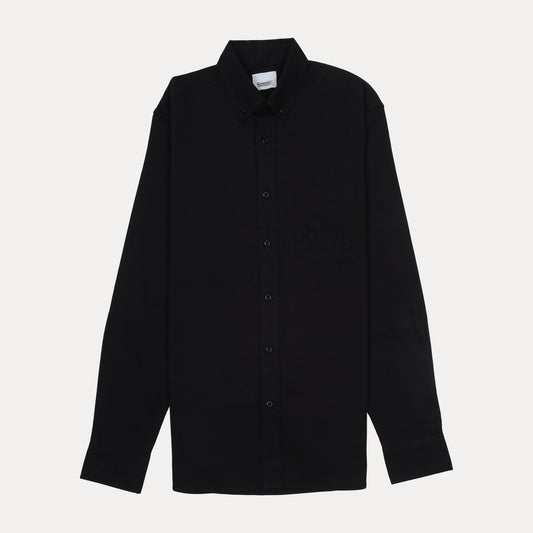 Burberry Classic Black Button-Up Shirt