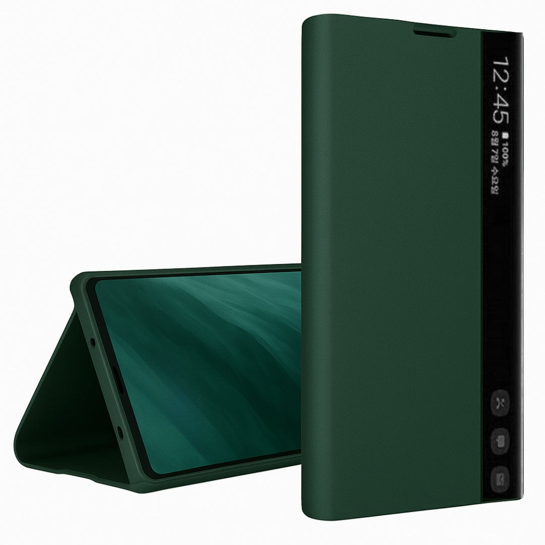 ZedgeShop Galaxy S Series PU Leather Side Window Flip Case