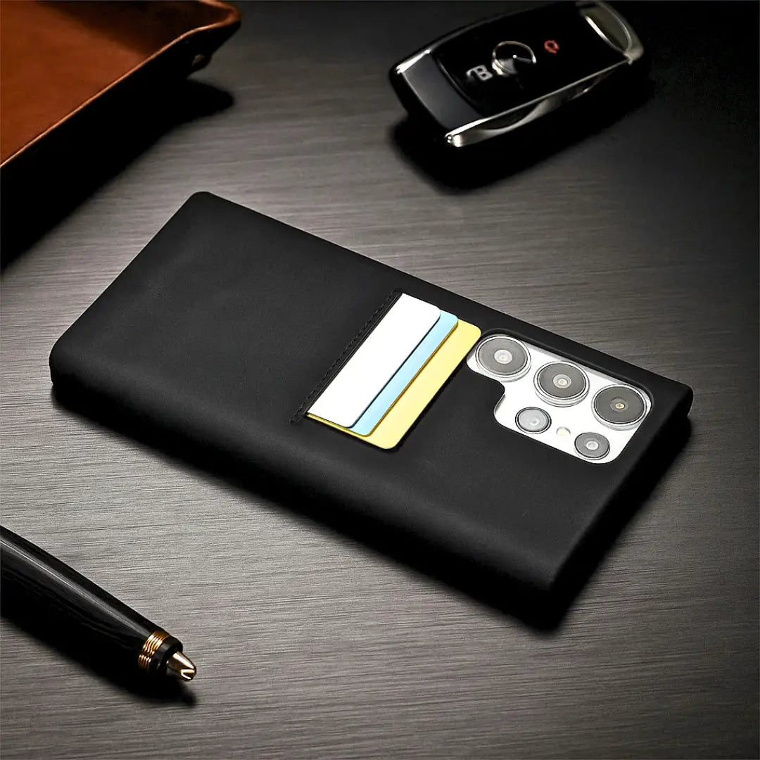 Velvety Matte Card Slot Case - Samsung