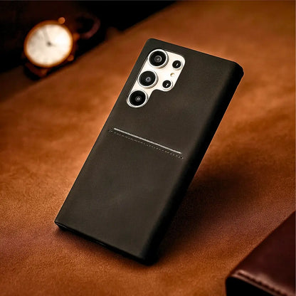 Velvety Matte Card Slot Case - Samsung