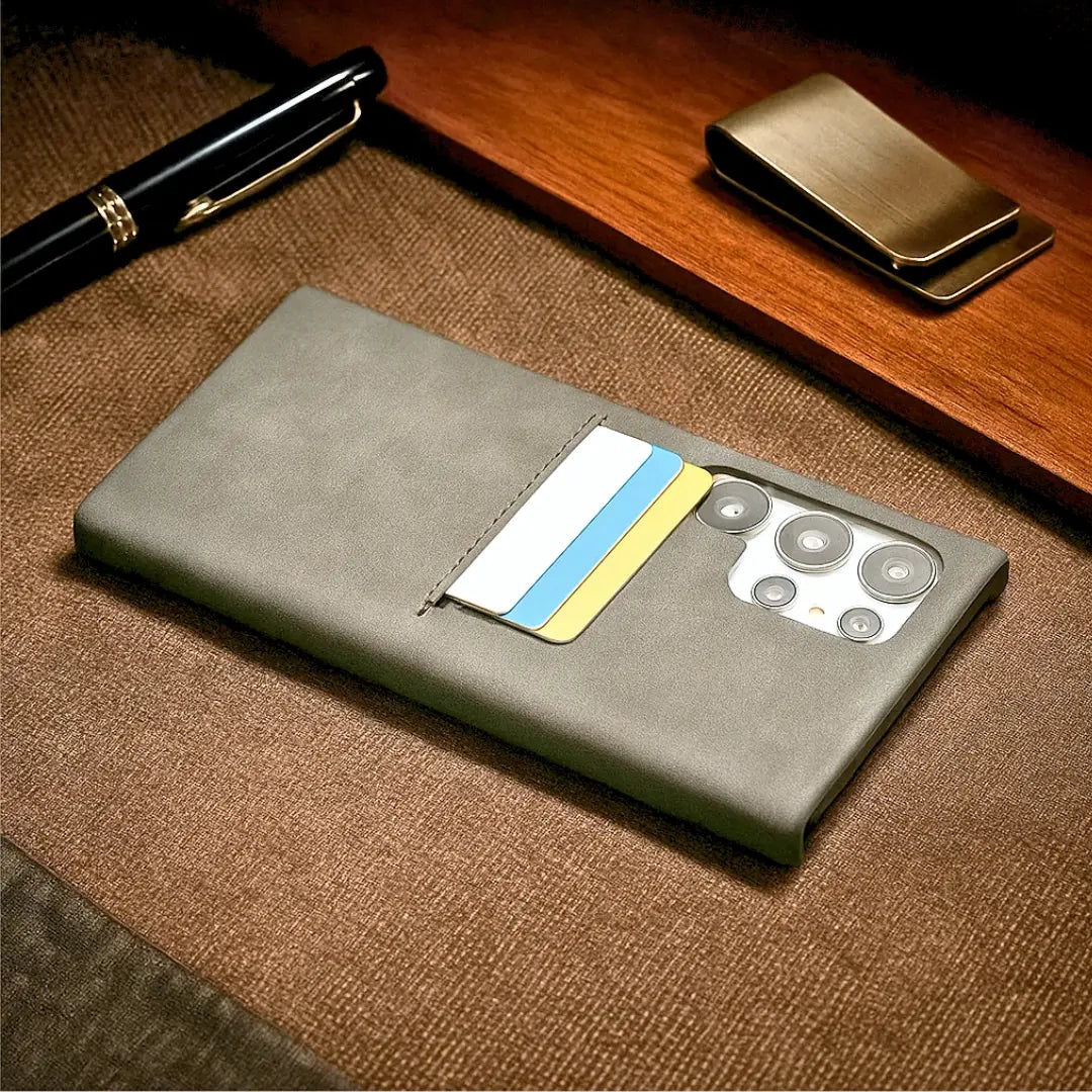 Velvety Matte Card Slot Case - Samsung