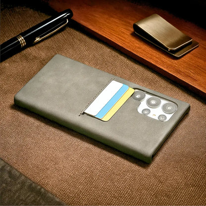 Velvety Matte Card Slot Case - Samsung