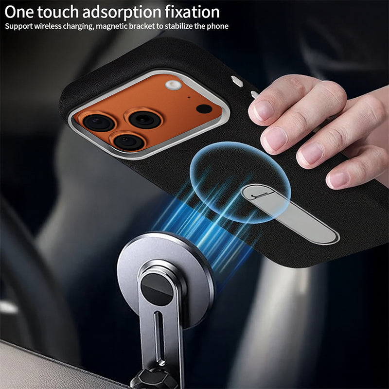 Rustic Stone Mag Stand Case